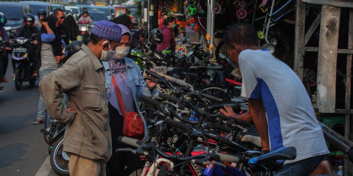 Larisnya Penjualan Sepeda  Pasar  Rumput  di  Masa Pandemi 